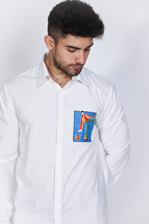 stamp logo shirt